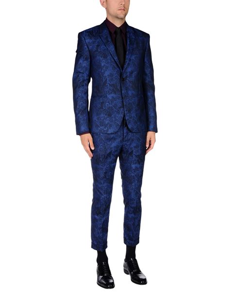 blue velvet versace suit|versace suits price.